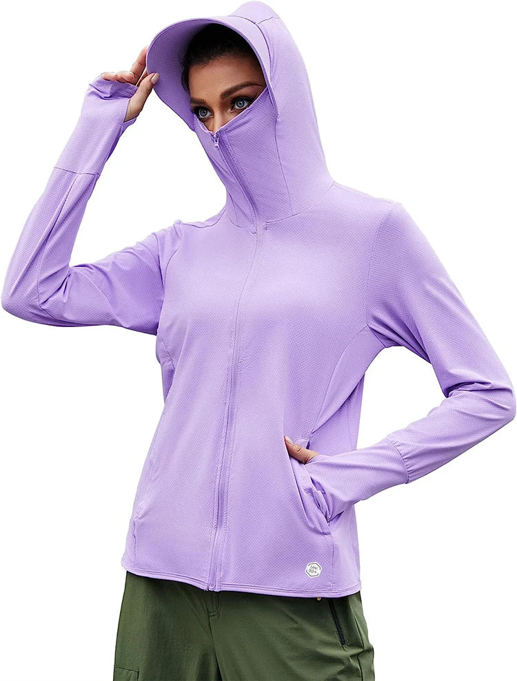 Women's Long Sleeve Face Cover