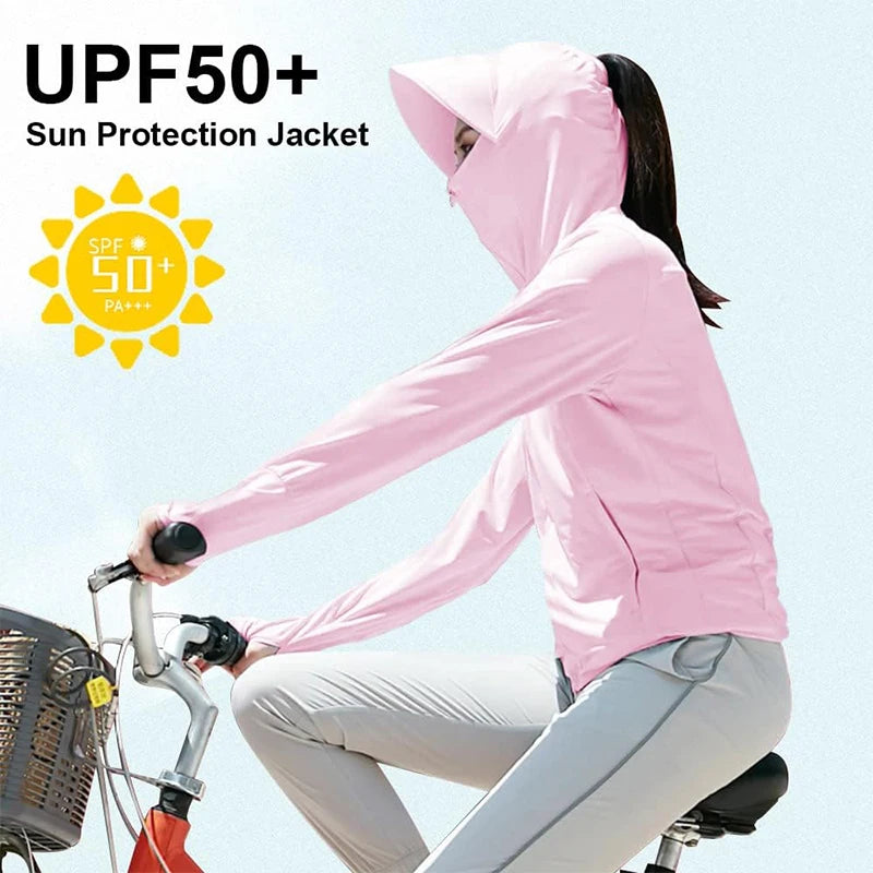 Women's Long Sleeve Face Cover