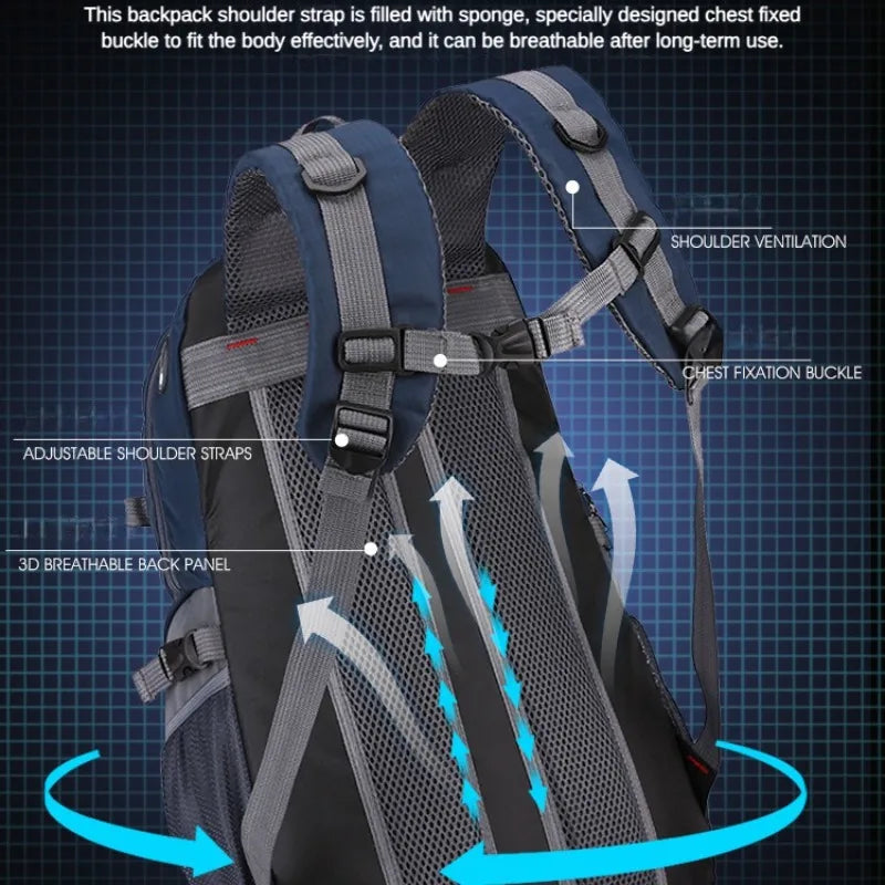 Large-Capacity Hiking Backpack