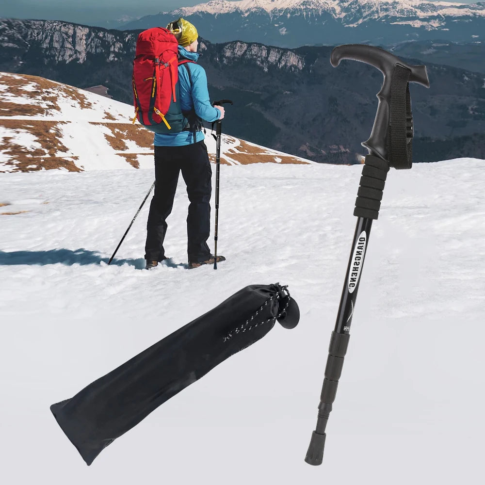 Telescopic 4-Section Trekking Pole