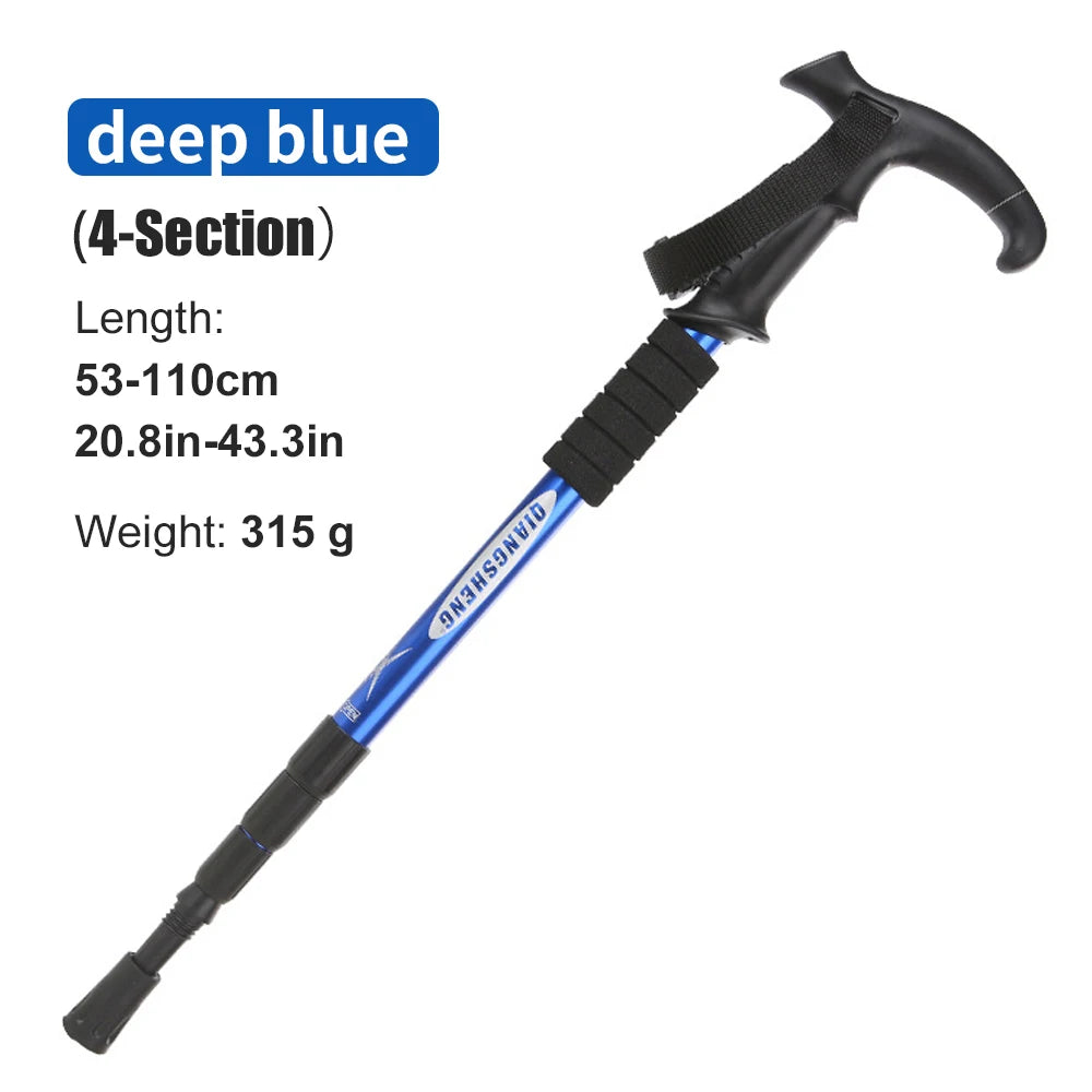Telescopic 4-Section Trekking Pole