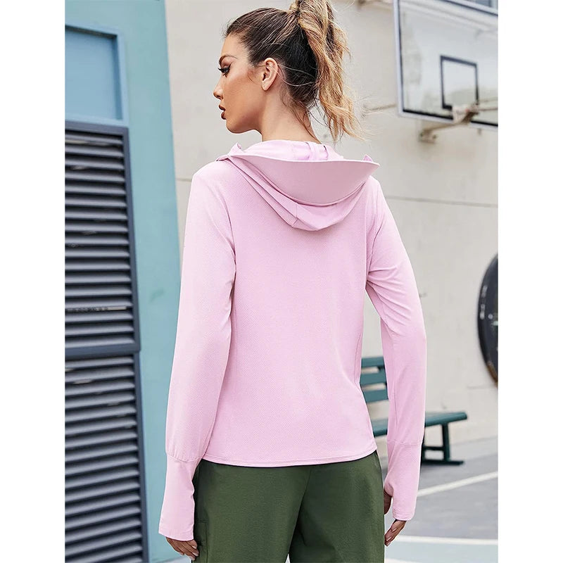 Women's Long Sleeve Face Cover
