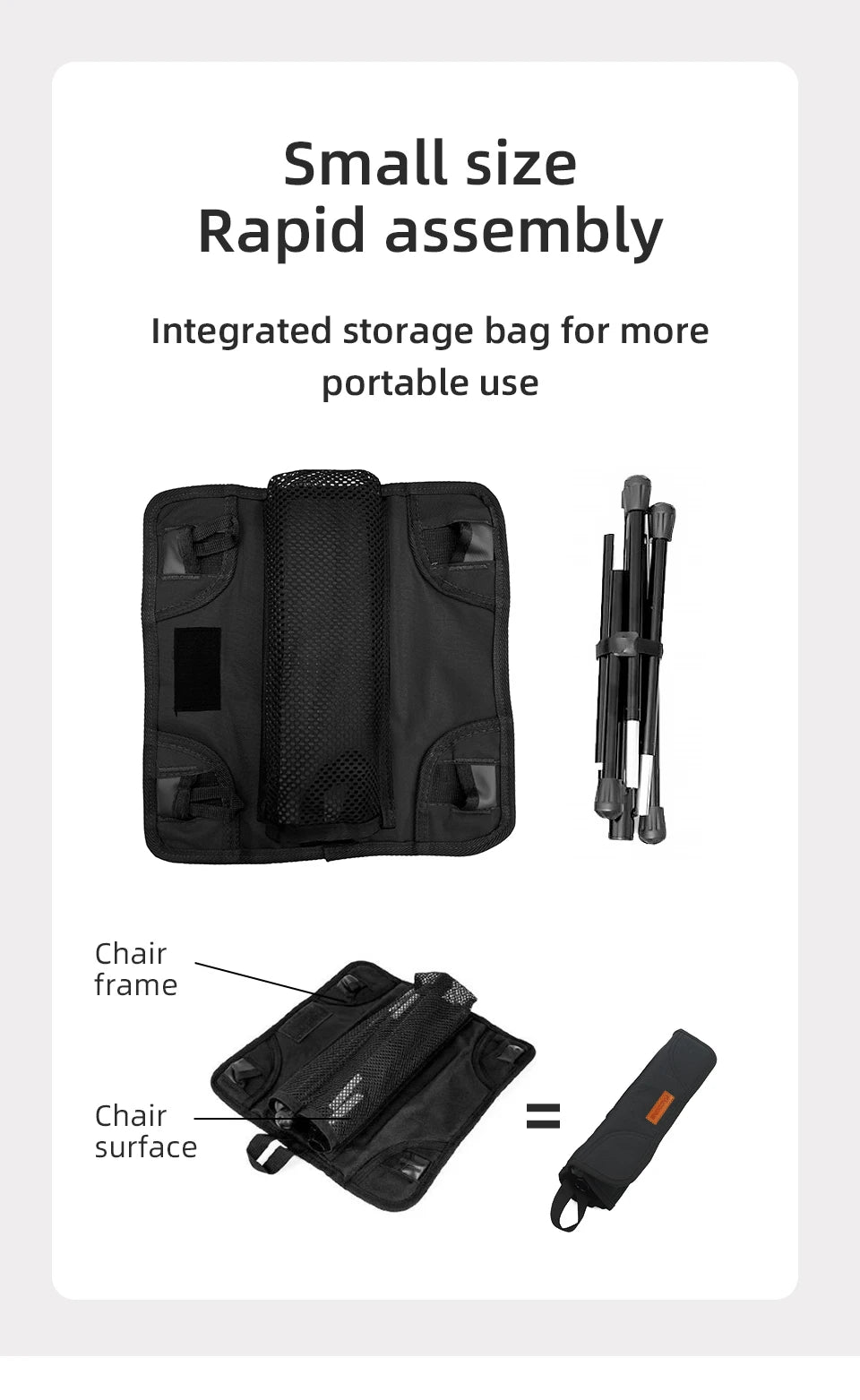 Portable Folding Storage Stool