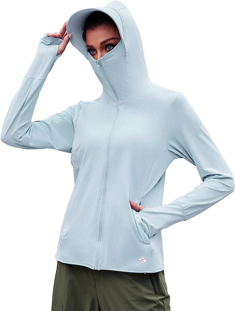 Women's Long Sleeve Face Cover